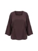 Ulla Popken Bluse in mahagoni