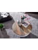 KADIMA DESIGN Couchtisch Mango 60x34x60 cm Massivholz Metall Tisch Industrial