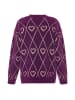 ebeeza Damen Strickpullover in Lavendel