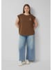 QS T-Shirt  in  89D0_braun