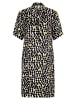 Betty Barclay Hemdblusenkleid mit Kragen in Beige/Schwarz