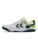 Hummel Hummel Hallenschuh Court Control Innenbereich Erwachsene in WHITE/GREEN/YELLOW