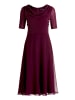 Vera Mont Cocktailkleid im Glitzer-Look in Strong Aubergine