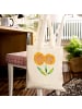 Mr. & Mrs. Panda Shopper Blume Sonnenblume ohne Spruch in Creme