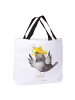 Mr. & Mrs. Panda Tote Bag Rabe Sombrero ohne Spruch in Weiß