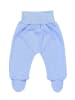 TupTam Baby Jungen Strampelhose mit Fuß 3er Pack in creme/hellblau
