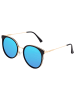 Bertha Polarisierte Sonnenbrille "Brielle" in Schwarz/Blau