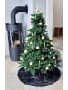 JACK Christbaumdecke Rund Ø 90cm Weihnachtsbaumdecke in Schwarz / Ornamente