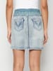 KOROSHI JEANS MIT KURZEM ROCK in blau