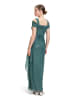 Vera Mont Abendkleid im Glitzer-Look in Green/Grey
