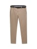 Tom Tailor Hose in beige brown zig zag structure