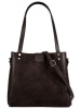 Forty degrees Shopper echt Leder in dunkelbraun