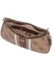 Guess Handtasche Noelle II Top Zip SHB 72180 Logo in Latte Logo/Brown