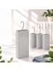 relaxdays 4 x Luftbefeuchter Heizung in Hellgrau - 400ml