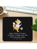 Mr. & Mrs. Panda Mouse Pad Fußballtrainer Taktik mit Spruch in Schwarz