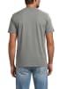 Mustang T-Shirt Basic Print Tee in Grau