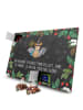 Mr. & Mrs. Panda Advents-Teekalender Fledermaus Zauberer mit Spruch in Kreidetafel