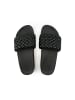 Flip Flop Slides "pool*hi weave" in Schwarz