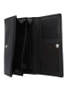mano Don Leonardo Geldbörse RFID Leder 16 cm in schwarz