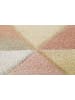 Wecon Home Teppich "LIGHTHOUSE" in Rosa/Blau/Taupe/Gelb