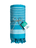 Yuhu Strandtuch Decke 90 x 170 cm in Türkis