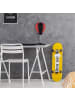 relaxdays Tisch Boxsack in Rot/ Schwarz