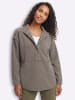 Heine Fleece-Shirt in taupe