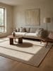 KADIMA DESIGN Teppich flachgewebt Geometrisch flachgewebt pflegeleicht Wohnzimmer in Natur