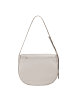 DuDu Formentera Schultertasche Leder 34 cm in pearl grey
