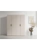 Feldmann-Wohnen Kleiderschrank Lorenz sandbeige / gold 179 / 56,5 / 210cm