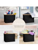 HENNEZ Aufbewahrungskorb Adrian 40l schwarz  Schwarz