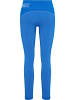 Hummel Hummel Leggings Hmlte Multisport Damen Dehnbarem Schnelltrocknend Nahtlosen in PLACID BLUE/LAPIS BLUE MELANGE
