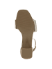 Caprice Sandalette in LT.GOLD METAL.