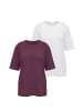Ulla Popken Shirt in dunkle beere