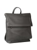Toscanto Leder Cityrucksack Toscanto Rucksack grau ca. 32cm