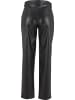 Urban Classics Trousers - Leather - Faux Leather in black