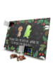 Mr. & Mrs. Panda Tee Adventskalender Schildkröte Maus mit Spruch in Kreidetafel