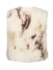Zero  Kunstfell-Weste mit Animalprint in Cream/Brown