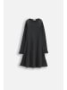 Coccodrillo Geripptes Kleid in grau