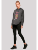 F4NT4STIC Oversized Hoodie Anti Valentinstag Fries in charcoal
