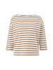 s.Oliver T-Shirt 3/4 Arm in Beige-braun