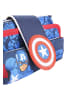 Avengers Federmäppchen Captain America Schlamper Etui in Blau