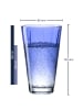 LEONARDO Trinkglas 300ml blau TWIST 4er-Set