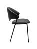 ebuy24 Esszimmerstuhl Zone Schwarz 2er Set