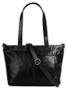 SPIKES & SPARROW Shopper echt Leder in schwarz