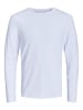 Jack & Jones Langarm-T-Shirt in White