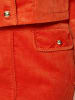 MARC CAIN COLLECTIONS Minirock aus Baumwollcord in Tigerlily