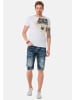 Cipo & Baxx Jeansshorts in blau