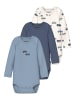 name it 3er-Pack Langarmbodys Nbmbody in jet stream
