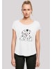 F4NT4STIC Long Cut T-Shirt 101 Dalmatiner Puppy Love in weiß